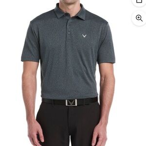 Men's Callaway size 3xl black polo new 29 1/2 pit